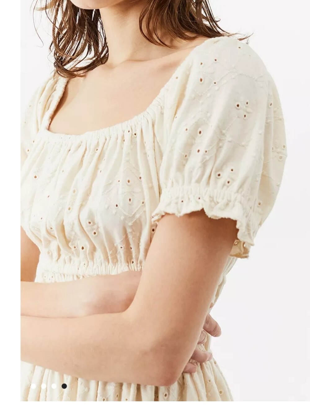 Urban Outfitters Broderie Eyelet Romper * Small  *NWT
